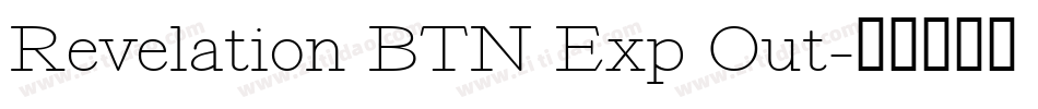 Revelation BTN Exp Out字体转换